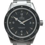 オメガ OMEGA シーマスター 300M マスター コーアクシャル クロノメーター 233.30.41.21.01.001 ブラック SS 腕時計 メンズ 中古