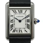 カルティエ Cartier タンク マスト SM WSTA0110 シルバー ステンレススチール 腕時計 レディース 中古