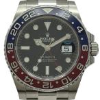 ロレックス ROLEX GMTマスター2 126710BLRO ブラック ステンレススチール 腕時計 メンズ 中古