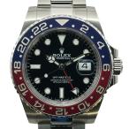 ロレックス ROLEX GMTマスター2 126710BLRO ブラック ステンレススチール 腕時計 メンズ 中古