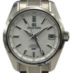グランドセイコー Grand Seiko ヘリテージコレクション メカニカルハイビート36000 GMT SBGJ255 ホワイト チタン 腕時計 メンズ 中古