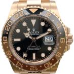 ロレックス ROLEX GMTマスター2 126711CHNR ブラック K18ピンクゴールド 腕時計 メンズ 中古