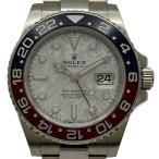 ロレックス ROLEX GMTマスター2 126719BLRO メテオライト ホワイトゴールド 腕時計 メンズ 中古