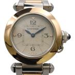 カルティエ Cartier パシャ　ドゥ　カルティエ W2PA0007 ホワイト ピンクゴールド/ステンレススチール 腕時計 レディース 中古