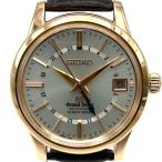 グランドセイコー Grand Seiko メカニカルハイビート36000 SBGJ010(9S876-00C0) シルバー ピンクゴールド 腕時計 メンズ 中古