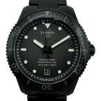 ティソ TISSOT シースター1000 パワーマティック80 T120.807.33.051.00 ブラック ステンレススチール(ブラックPVD加工) 腕時計 メンズ 中古