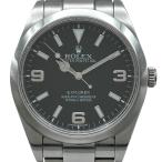 ロレックス ROLEX エクスプローラー1 214270 ブラック ステンレススチール 腕時計 メンズ 中古