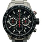 タグ・ホイヤー TAG HEUER カレラ キャリバーホイヤー02 クロノグラフ CBG2010.BA0662 スケルトン ステンレススチール 腕時計 メンズ 中古
