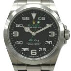 ロレックス ROLEX エアキング 126900 ブラック ステンレススチール 腕時計 メンズ 中古