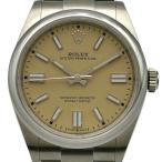 ロレックス ROLEX オイスターパーペチュアル41 134300 ベージュ ステンレススチール 腕時計 メンズ 中古