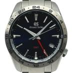 グランドセイコー Grand Seiko スポーツコレクション クォーツ GMT SBGN029(9F86-0AK0) ネイビー ステンレススチール 腕時計 メンズ 中古