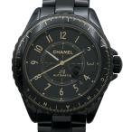 シャネル CHANEL J12 クチュール 38MM 限定モデル H9762 ブラック セラミック 腕時計 メンズ 中古