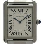 カルティエ Cartier タンクソロ LM W5200014 シルバー ステンレススチール 腕時計 レディース 中古