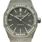 オーデマ・ピゲ AUDEMARS PIGUET ロイヤルオーク オートマティック 15451ST.ZZ.1256ST.02 グレー ステンレススチール 腕時計 メンズ 中古