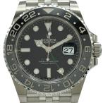 ロレックス ROLEX GMTマスター2 126710GRNR ブラック ステンレススチール 腕時計 メンズ 中古