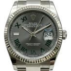 ロレックス ROLEX デイトジャスト36 126234 スレート ステンレススチール/ホワイトゴールド 腕時計 メンズ 中古