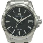 グランドセイコー Grand Seiko ヘリテージコレクション スプリングドライブ SBGA227(9R65-0AG1) ブラック SS 腕時計 メンズ 中古