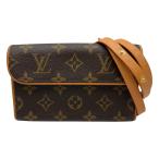 Louis * Vuitton LOUIS VUITTON небольшая сумочка *f Rolland чай nM51855 Brown монограмма / кожа сумка-пояс женский б/у 