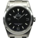 ロレックス ROLEX エクスプローラー1 114270 ブラック ステンレススチール 腕時計 メンズ 中古