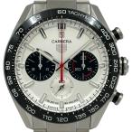 タグ・ホイヤー TAG HEUER カレラ キャリバー ホイヤー02 スポーツクロノグラフ 160th CBN2A1D.BA0643 シルバー SS 腕時計 メンズ 中古