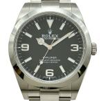 ロレックス ROLEX エクスプローラー1 214270 ブラック ステンレススチール 腕時計 メンズ 中古