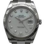 ロレックス ROLEX  デイトジャスト 41 126334NG ホワイトシェル ホワイトゴールド/ステンレススチール 腕時計 メンズ 中古