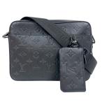  Louis * Vuitton LOUIS VUITTON Duo * сумка "почтальонка" M69827 черный монограмма * автомобиль du сумка "почтальонка" мужской б/у 