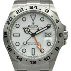 ロレックス ROLEX エクスプローラー2 226570 ホワイト ステンレススチール 腕時計 メンズ 中古