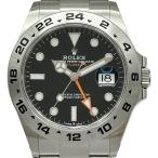 ロレックス ROLEX エクスプローラー2 226570 ブラック ステンレススチール 腕時計 メンズ 中古