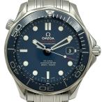 オメガ OMEGA シーマスター ダイバー300M コーアクシャル クロノメーター 212.30.41.20.03.001 ブルー ステンレススチール 腕時計 中古