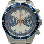 チューダー/チュードル TUDOR ヘリテージ クロノ 70330B ブルー ステンレススチール 腕時計 メンズ 中古