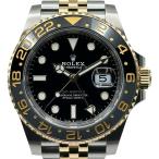 ロレックス ROLEX GMTマスター2 126713GRNR ブラック ゴールド/ステンレススチール  腕時計 メンズ 中古