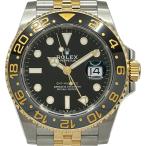 ロレックス ROLEX GMTマスター2 126713GRNR ブラック ゴールド/ステンレススチール 腕時計 メンズ 中古