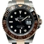 ロレックス ROLEX GMTマスター2   126711CHNR ブラック ピンクゴールド/ステンレススチール 腕時計 メンズ 中古