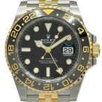 ロレックス ROLEX GMTマスター2 126713GRNR ブラック ゴールド/ステンレススチール 腕時計 メンズ 中古