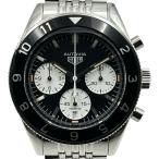 タグ・ホイヤー TAG HEUER オータヴィア ヘリテージ キャリバー ホイヤー02 クロノグラフ CBE2110.BA0687 ブラック SS 腕時計 メンズ 中古