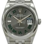 ロレックス ROLEX デイトジャスト36 126200 スレート ステンレススチール 腕時計 メンズ 中古