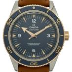 オメガ OMEGA シーマスター 300 マスター コーアクシャル クロノメーター 41mm 233.62.41.21.03.001 ブルー チタン/PG 腕時計 メンズ 中古