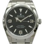 ロレックス ROLEX エクスプローラー1 214270 ブラック ステンレススチール 腕時計 メンズ 中古