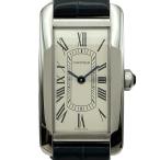 カルティエ Cartier タンク アメリカン SM WSTA0082 シルバー ステンレススチール 腕時計 レディース 中古