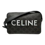 Celine CELINE medium сумка "почтальонка" 194502 черный Trio mf парусина / кожа сумка "почтальонка" женский б/у 