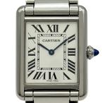 カルティエ Cartier タンク マスト LM WSTA0052 シルバー ステンレススチール 腕時計 ユニセックス 中古