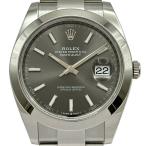ロレックス ROLEX デイトジャスト41 126300 スレート ステンレススチール 腕時計 メンズ 中古