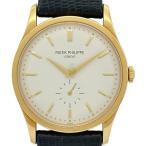 パテック・フィリップ PATEK PHILIPPE カラトラバ 5196 シルバー ゴールド 腕時計 メンズ 中古