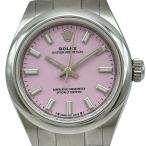 ロレックス ROLEX オイスターパーペチュアル28 276200 キャンディピンク ステンレススチール 腕時計 レディース 中古