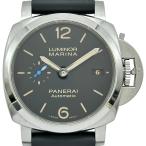 パネライ PANERAI ルミノール マリーナ 1950 3デイズ オートマティック アッチャイオ PAM01392 ブラック SS 腕時計 メンズ 中古