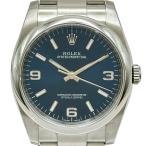 ロレックス ROLEX オイスターパーペチュアル36 116000 ブルー ステンレススチール 腕時計 メンズ 中古
