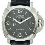 パネライ PANERAI ルミノールマリーナ 1950 3デイズ オートマティック アッチャイオ PAM00312 ブラック SS 腕時計 メンズ 中古
