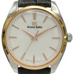 グランドセイコー Grand Seiko エレガンスコレクション 9Sクォーツ SBGX344(9F61-0AH0) ホワイト ピンクゴールド/SS 腕時計 メンズ 中古