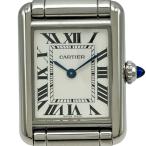 カルティエ Cartier タンクマスト SM WSTA0051 シルバー ステンレススチール 腕時計 レディース 中古